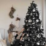 black christmas tree