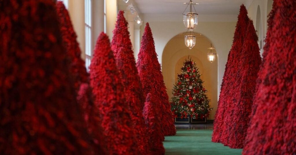 Red Christmas Tree